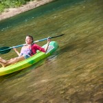 canoa k1, en el rio sella