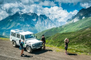 turistas en rutas 4x4